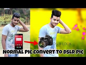 Make Your Android Phone DSLR using Picsart || DSLR Blur Effect