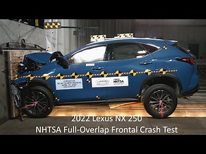 2022-2024 Lexus NX 250 / NX 350 / NX 350h NHTSA Full-Overlap Frontal Crash Test