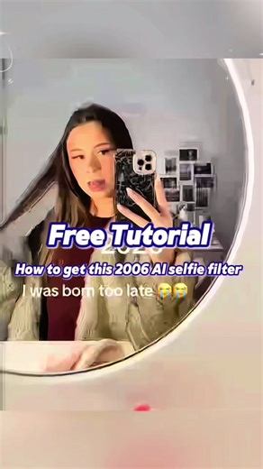 Tutorial for the 2000s Throwback AI trend How to get this 2006 AI selfie filter 😭✨ Step-by-step to make your own nostalgic 2000s AI pic 📸 2000s filter capcut 2000s filter capcut nostalgia Obsessed with this 2000s AI trend? Here’s how to do it! 🎀 Why was I born too late to live the 2006 aesthetic 😭 Full tutorial on how to make this AI selfie → My 2006 glow up using AI ✨ Comment “LINK” if you want the filter! This 2000s AI filter has me in my feelings 🥹 Here’s exactly how I made this viral pi