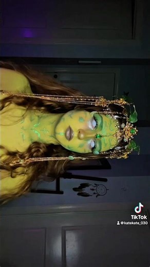She was a fairy 🧚 #makeupartist #alien #princess #love #green