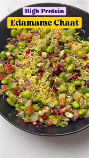 1.3K views · 624 reactions | Edamame Chaat (High Protein) 1 cup...