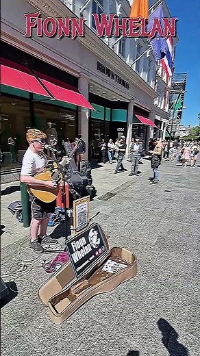 Fantastic Class performance of Take Me to Church, by Fionn Whelan, live busking on Grafton Street