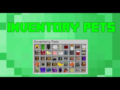 Inventory Pets Mod Showcase 1.20.1/1.7.10