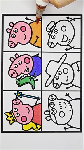 Peppa Pig Drawing for kids, 755 #peppapig #peppapigcoloring #drawing #peppapigdrawing #coloring