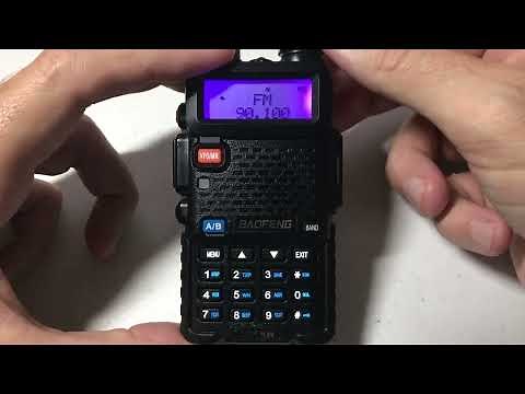 BAOFENG UV-5R | How to use the FM Radio