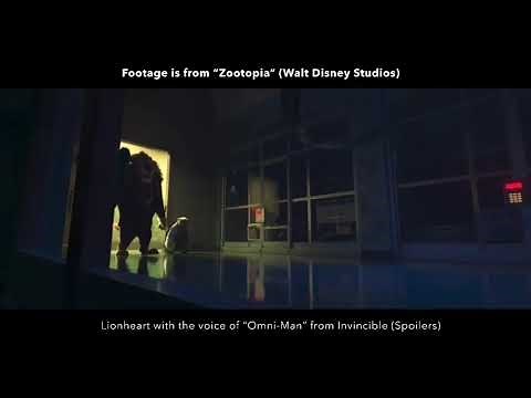 Zootopia “Lionheart’s hospital reveal” scene with 2 Different JK Simmons Characters (Spoilers)
