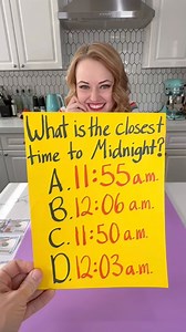 67K views · 100 reactions | Closest time to midnight puzzle This original video was produced by Network Media LLC Productions, Rick Lax and Jennie Carroll | At Home with Jennie and Nick | Facebook