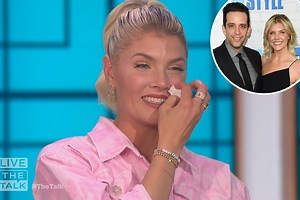 The Talk's Amanda Kloots sobs as she remembers husband Nick after his death
