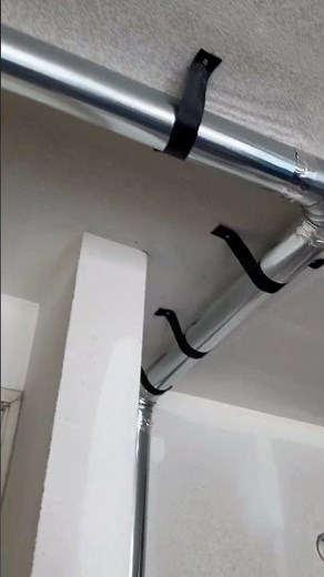 Dryer vent installation .