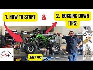 WHY DOES MY ATV BOG DOWN WHEN I GIVE GAS TO ACCELERATE