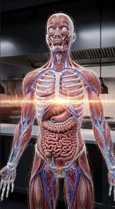 “Beetroot Nourishes the Body: 3D Anatomical Visualization”