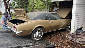 Found! Survivor 1967 RS Camaro Hidden Under a Tarp for 25 Years