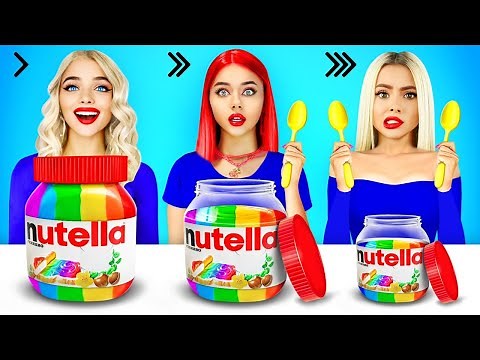 Big, Medium and Small Plate Challenge | Fast vs Medium vs Slow Eating Food by RATATA CHALLENGE