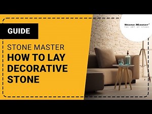 GUIDE - How to lay decorative stone - STONE MASTER