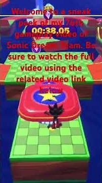 Sonic Dream Team 76th gameplay video sneak peek #sonicdreamteam #sonicthehedgehog #arcade #gaming