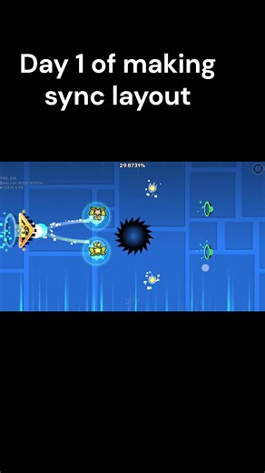 sync layout day 1 #gd #geometrydash #music