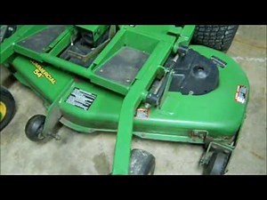 John Deere F620 and Simplicity Champion