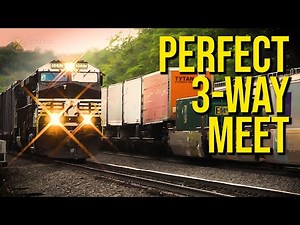 3 THREE-WAY TRAIN MEET!