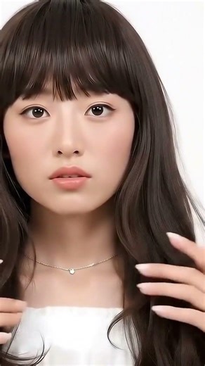 【フルウィッグ】ガーリッシュロングウェーブ（チョコブラウン）の自然な被り方