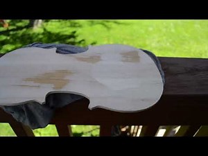 Made a violin with cheap tools, no workshop, and free wood