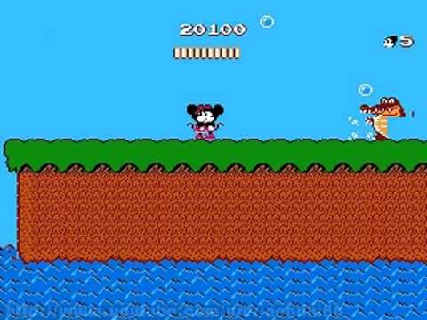 Mickey Mousecapade (NES, 1988) Full Game Session 🎮