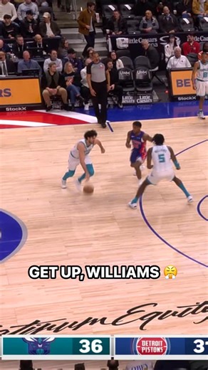 Mark Williams goes FULL extension 👀 | Hornets-Pistons• LIVE on NBA League Pass 📲 https://link.nba.com/watchnow | NBA