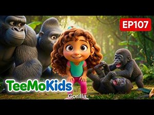 Jungle Safari Adventure! 🐒 Learn About Primates for Kids | TeeMoKids EP107 animal learning for kids