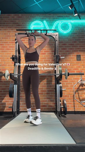What are you doing for Valentine’s? I’m definitely spending some quality time at the gym with my buddy Benito 👌🏼 #badbunny #valentinesday #galentinesday #gymhumor #viral