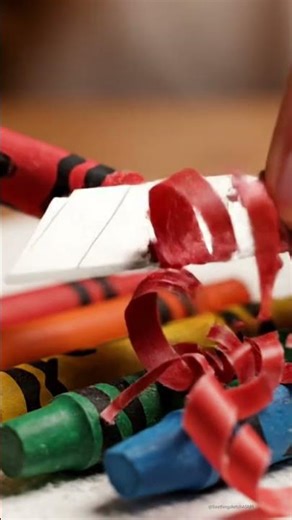 Crayon ASMR 🖍️ | Relaxing Color cut Sounds #Shorts