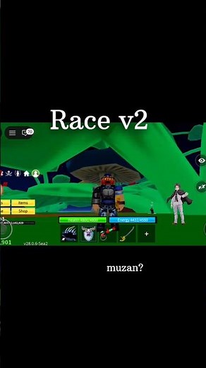 race v2 is easy in #bloxfruits #roblox #gaming