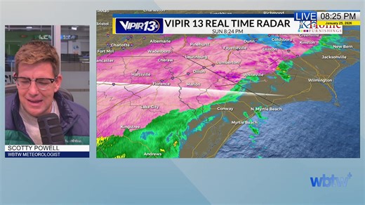 Tracking freezing rain and sleet across the Pee Dee. | WBTW News13 CBS