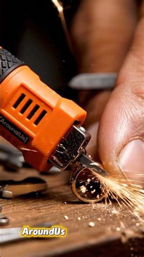 “Tiny Reciprocating Saw Cutting a Gold Ring!” ✨