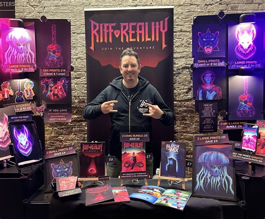 A Very Augmented Reality Of A Comic With Riff Reality by Greg Donert