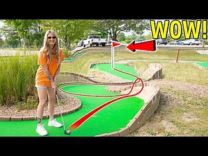 We Might Have Found the BEST Driving Range Mini Golf Course!