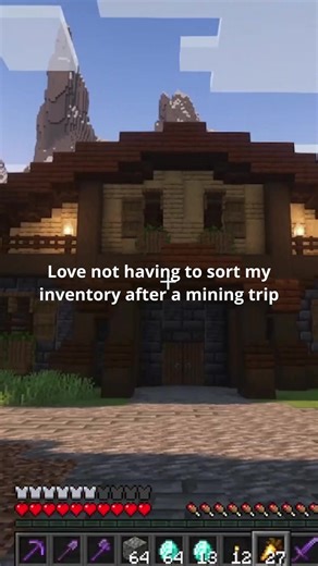 Best Storage Building I’ve build to date. #minecraft #fyp #minecraftbuildideas #minecraftbuilding #minecrafttutorial