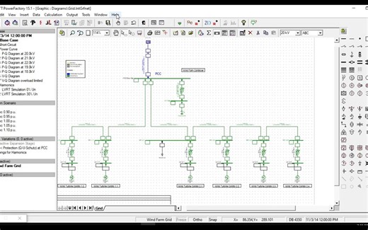 PowerFactory DIgSILENT tutorial #15 Power quality and harmonic analysis part #1