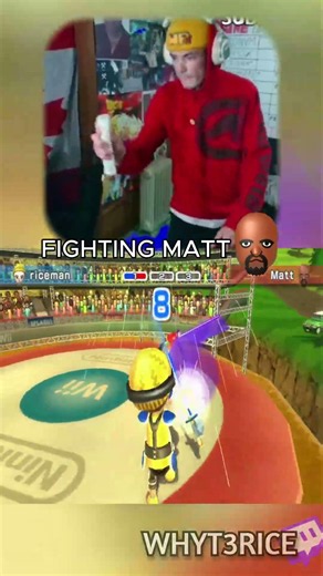 SWORD FIGHT vs MATT⚔️ #wiisportsresort #wiisports #nintendowii #myheroacademia #yousayrun #fyp