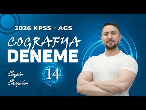 14) 2026 KPSS - AGS ENGİN ERAYDIN COĞRAFYA DENEME 14