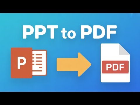 Convert Your PowerPoint Slides to PDF in Just a Few Clicks