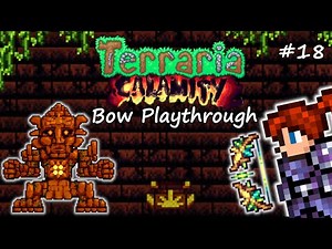 GOLEM in Revengeance Mode! Calamity Mod Terraria Let's Play #18 | Bow Ranger Class Playthrough