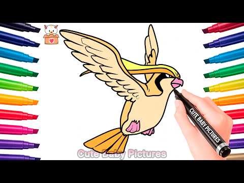 How to Draw Cute Pokemon Pidgeot