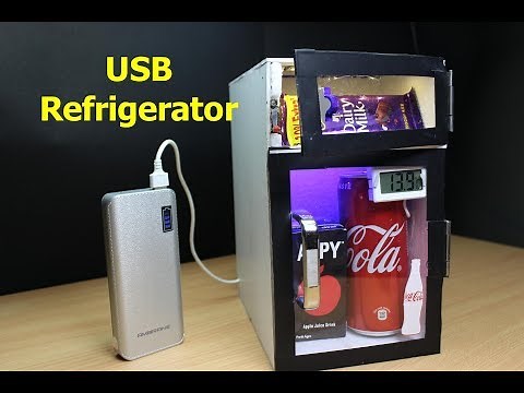 How to Make Mini USB Refrigerator at home