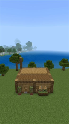 Easy Survival Base Idea | In Minecraft Tutorial Timelapse #minecraft #shorts #asmr