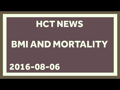 High BMI is Associated with Higher Mortality. And so is Low BMI.