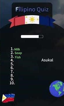 🇵🇭✨ Learn English Basic Quiz | Philippine Words to English ✨🇵🇭 #quiz #facts