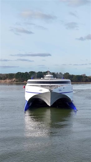 Condor Voyager leaving Poole Harbour. #condor #voyager #stunningdrone #drone #poole
