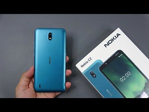 Nokia C2 (2020) Cyan color unboxing, camera, antutu, gamming test