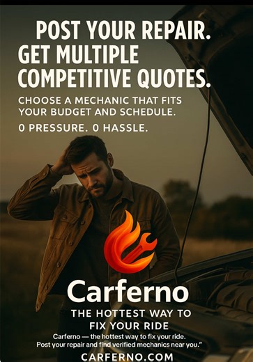 🔥 The hottest way to fix your ride. Post your repair, enter your ZIP code, and choose a VERIFIED mobile mechanic that comes to YOU. Convenience wins every time. 🔧🚗 #FYP