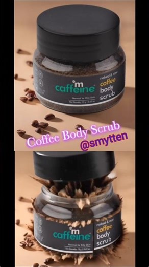 MCaffeine Coffee Body Scrub / Naked and Raw Coffee Body Scrub for Skincare #ytshorts #smytten #short