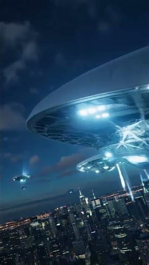 Invasion of alien spaceships